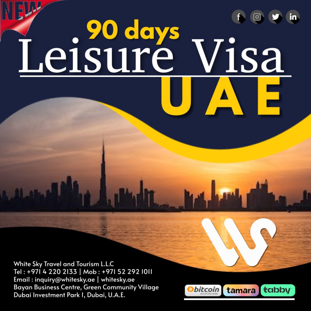 90 days uae leisure visa