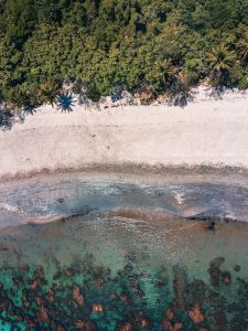Great Barrier Reef drone shot