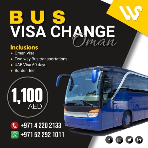 BUS VISA CHANGE from Dubai