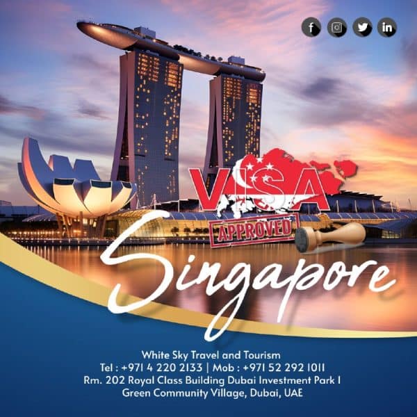 Singapore visa from Dubai